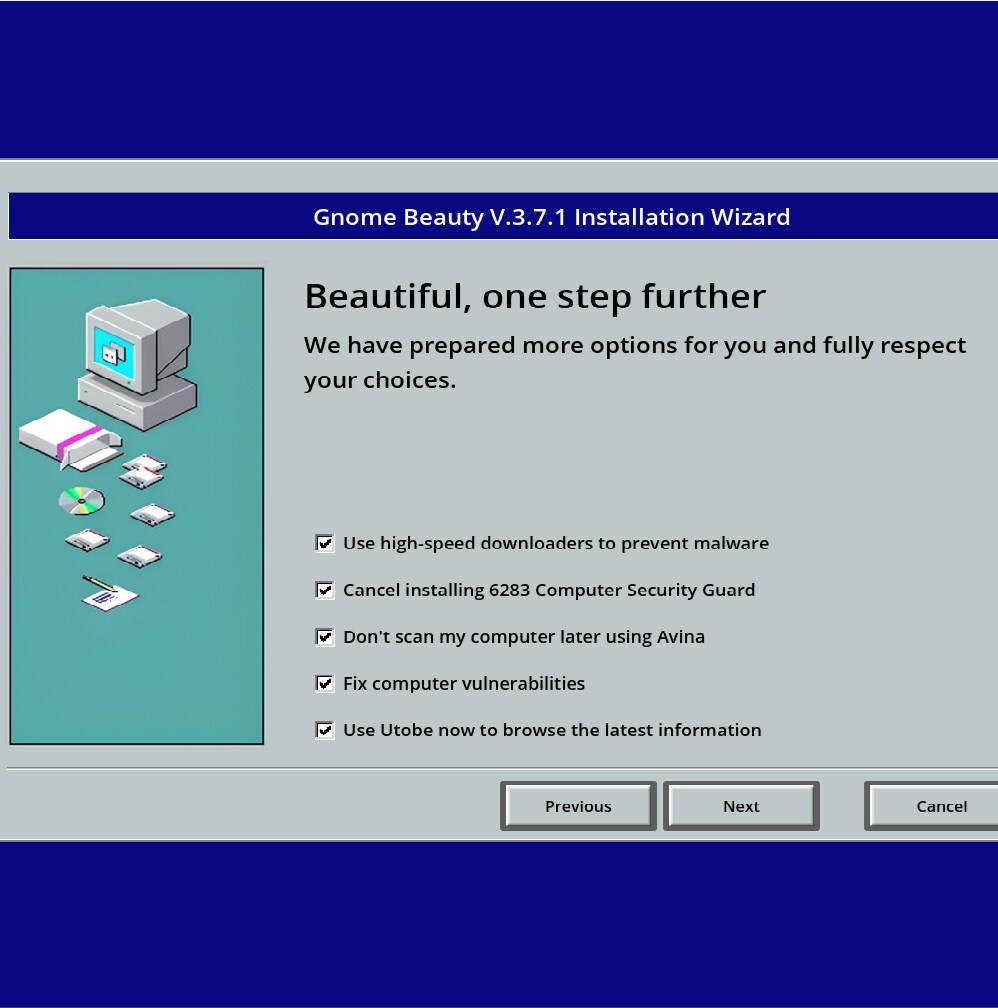 Malware plucks at the bland horrors of the computer desktop